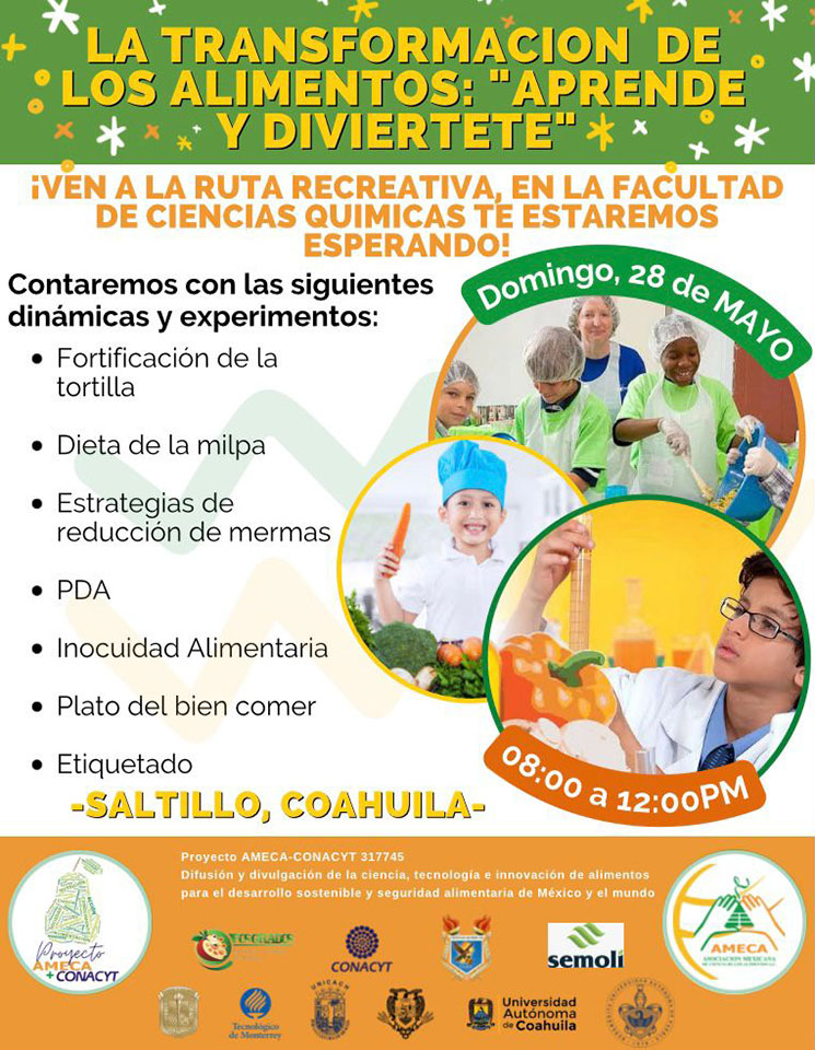 Feria de la ciencia. Saltillo, Coahuila - Infograma - AMECA, AC