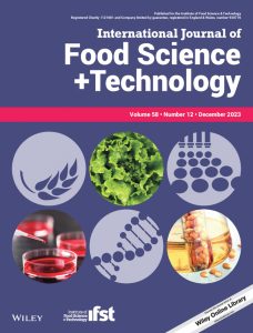 International Journal of Food Science + Technology - Vol. 52 - No. 12 - AMECA, AC