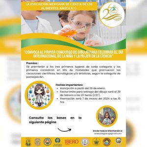 Primer Concurso Infantil. Día Internacional de la niña y la mujer en la ciencia - AMECA, AC