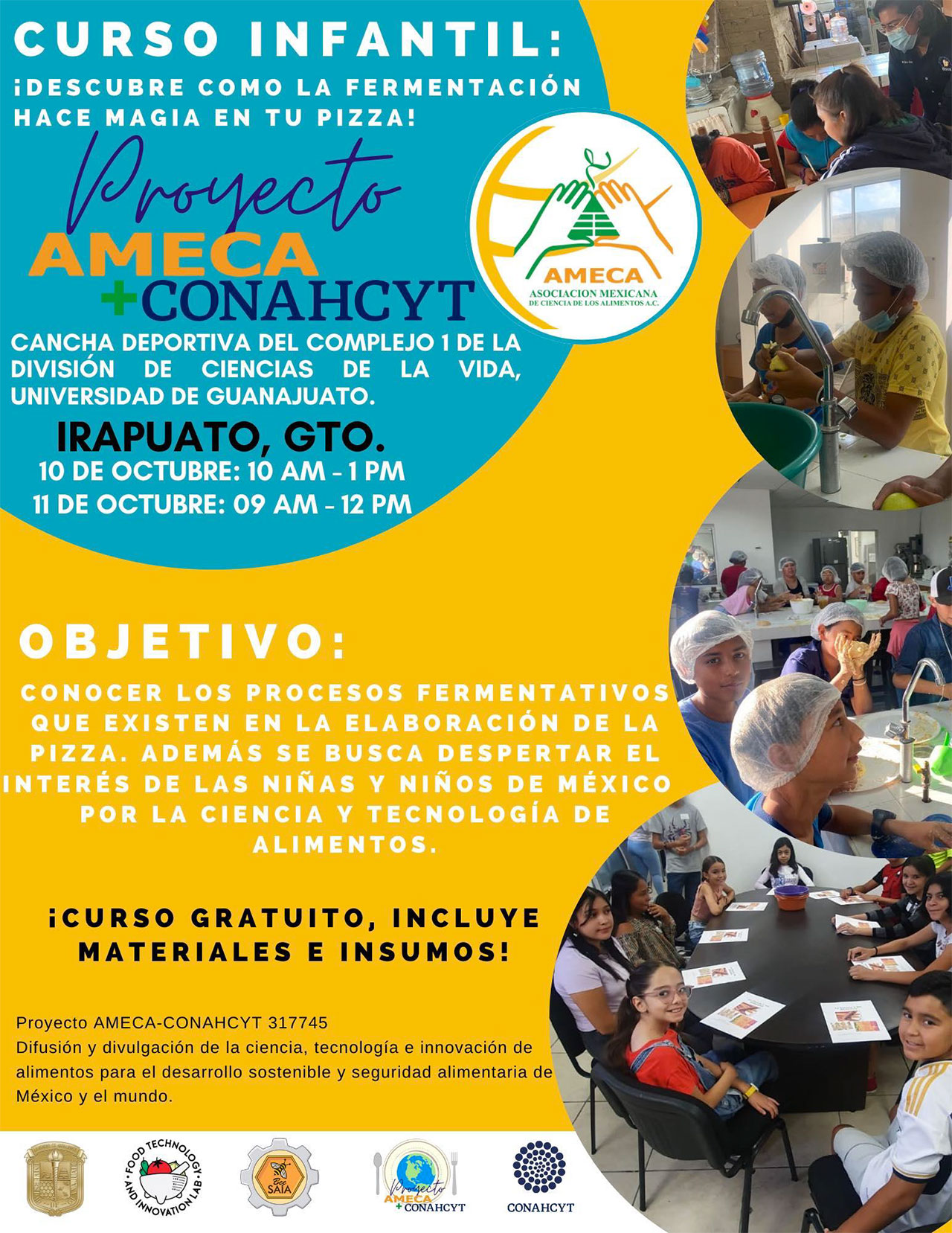 Proyecto AMECA+CONAHCYT. Curso Kids. Irapuato, Guanajuato - AMECA, AC